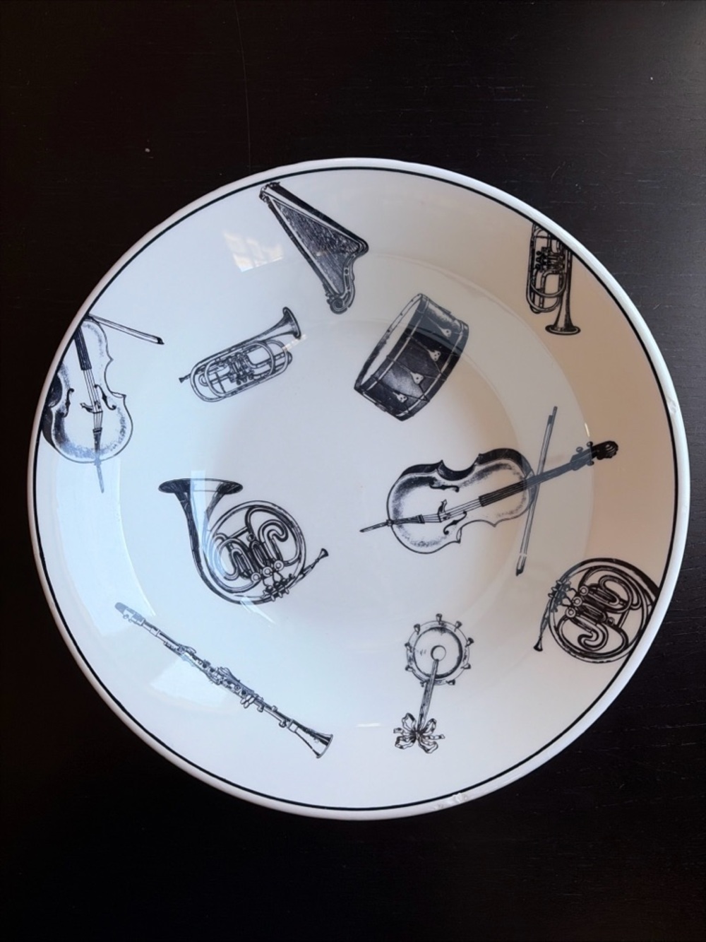 The Bombay Company Ceramica Qudrifoglio Made in Italy Orchestra themed serveware